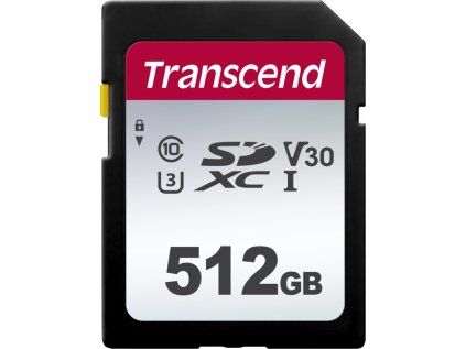 Transcend Silver 300S SDXC UHS-I U3 (V30) R100/W55 512GB