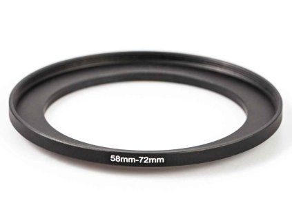 redukce step up ring 58 mm na 72 mm